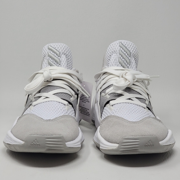 Adidas Harden Vol. 4 White Grey 2019 Basketball Shoes Men\'s Size 6.5 EF9653 New main image 6